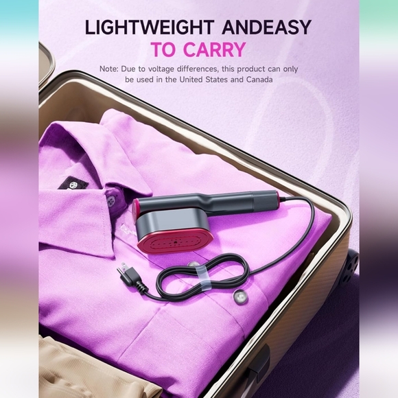 Gray and Pink Hair Dryer with Accessories - Picture 2 of 7